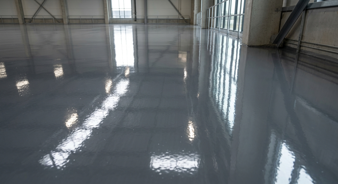 Commercial floor coating