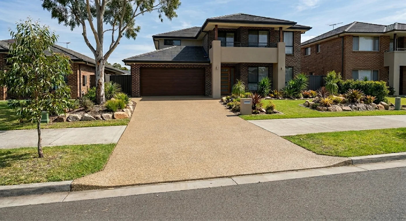 SprayCrete driveway Hoxton Park