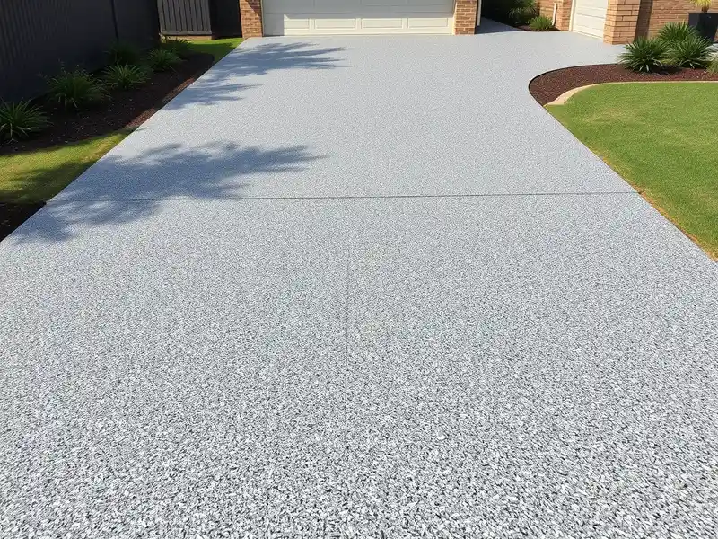 Flake broadcast driveway epoxy Sydney