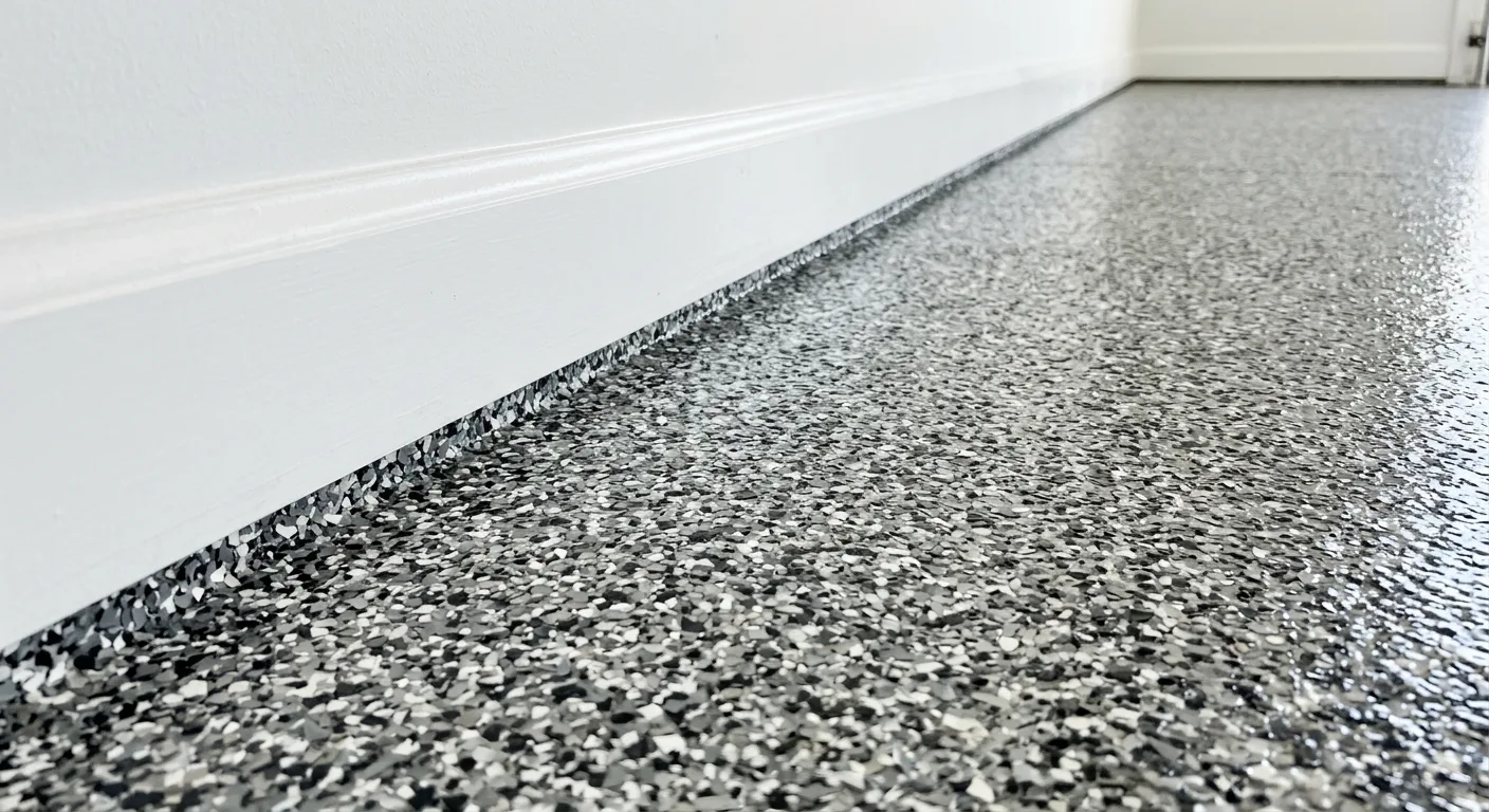 Full flake garage epoxy