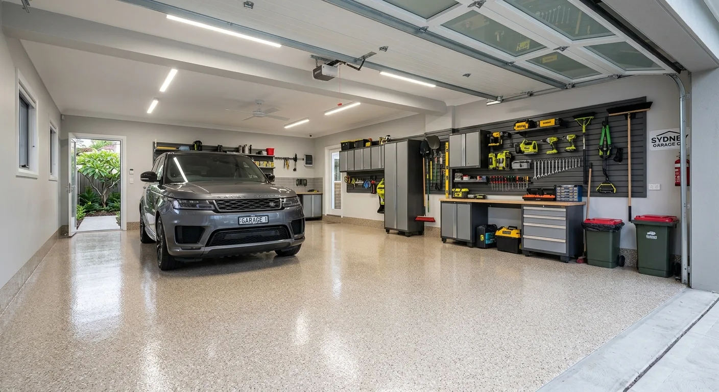 Full flake garage